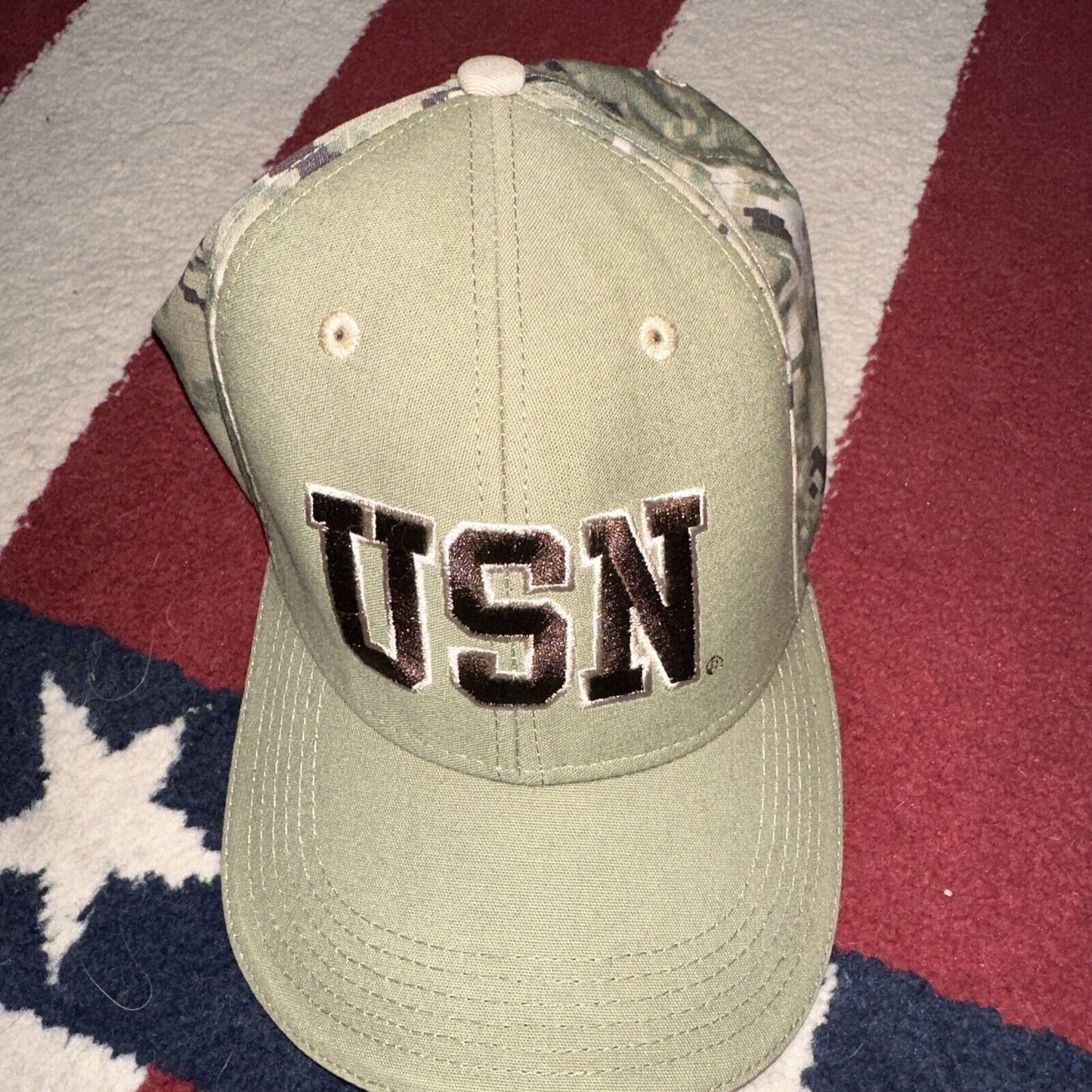 Men’s US Navy Camo Hat Cap Ballcap Adjustable Fire For Effect