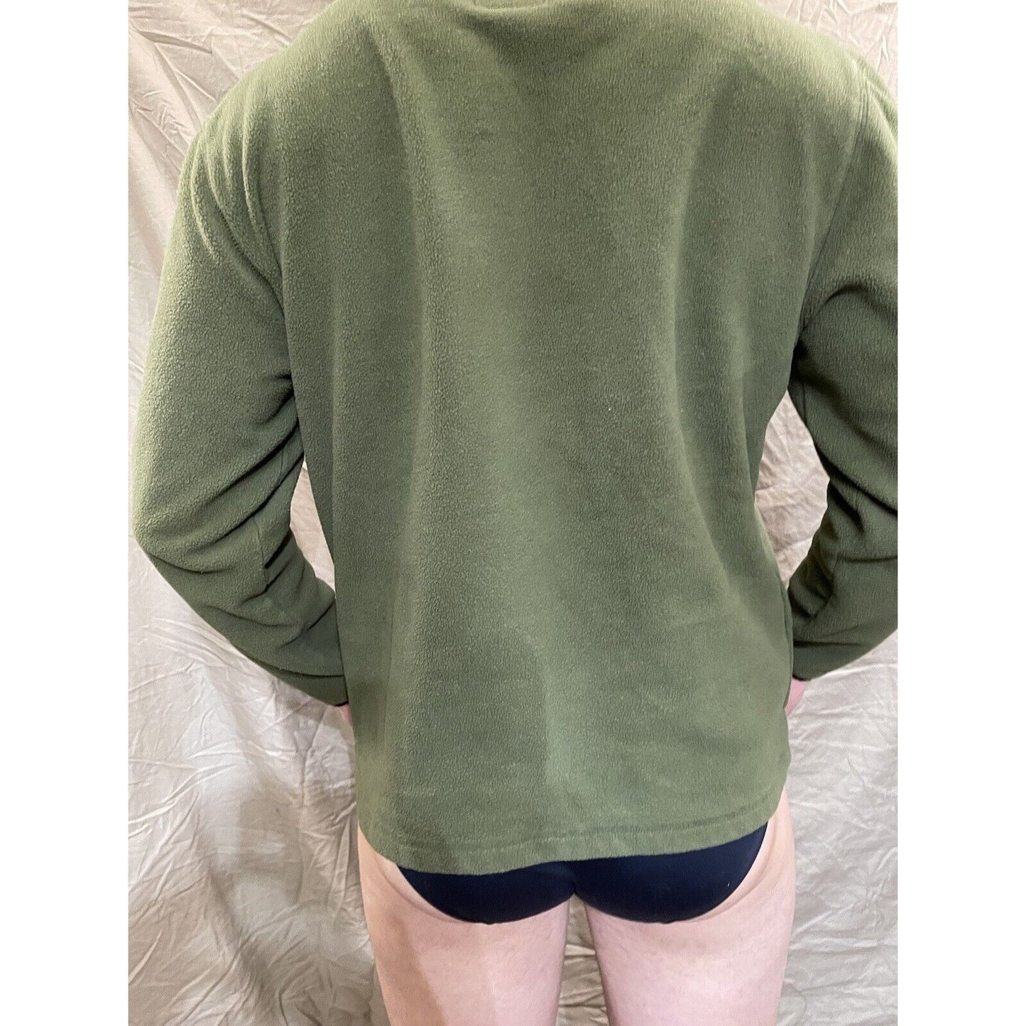 Men's Old Navy Classic Large green quarter zip pullover fleece