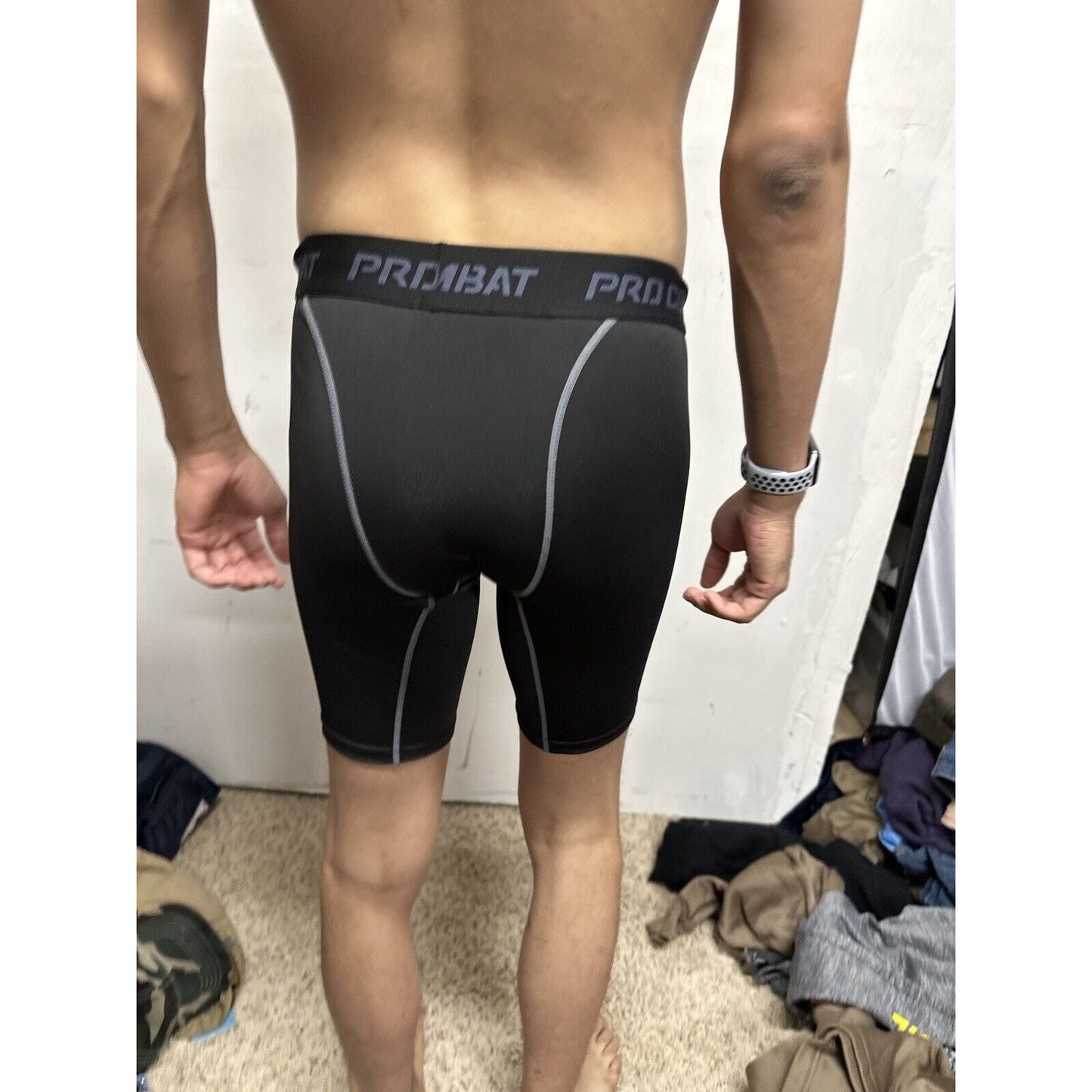 Men’s Pro Combat Medium Black Compression Shorts