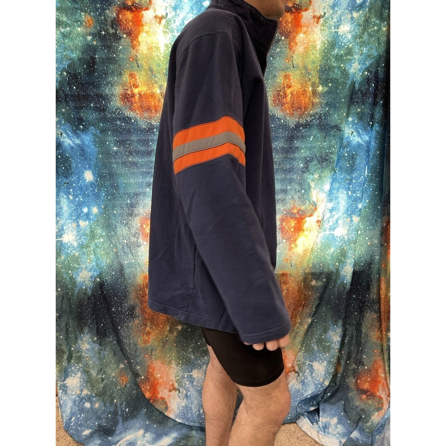 Men's NFL team apparel denver broncos pull over medium