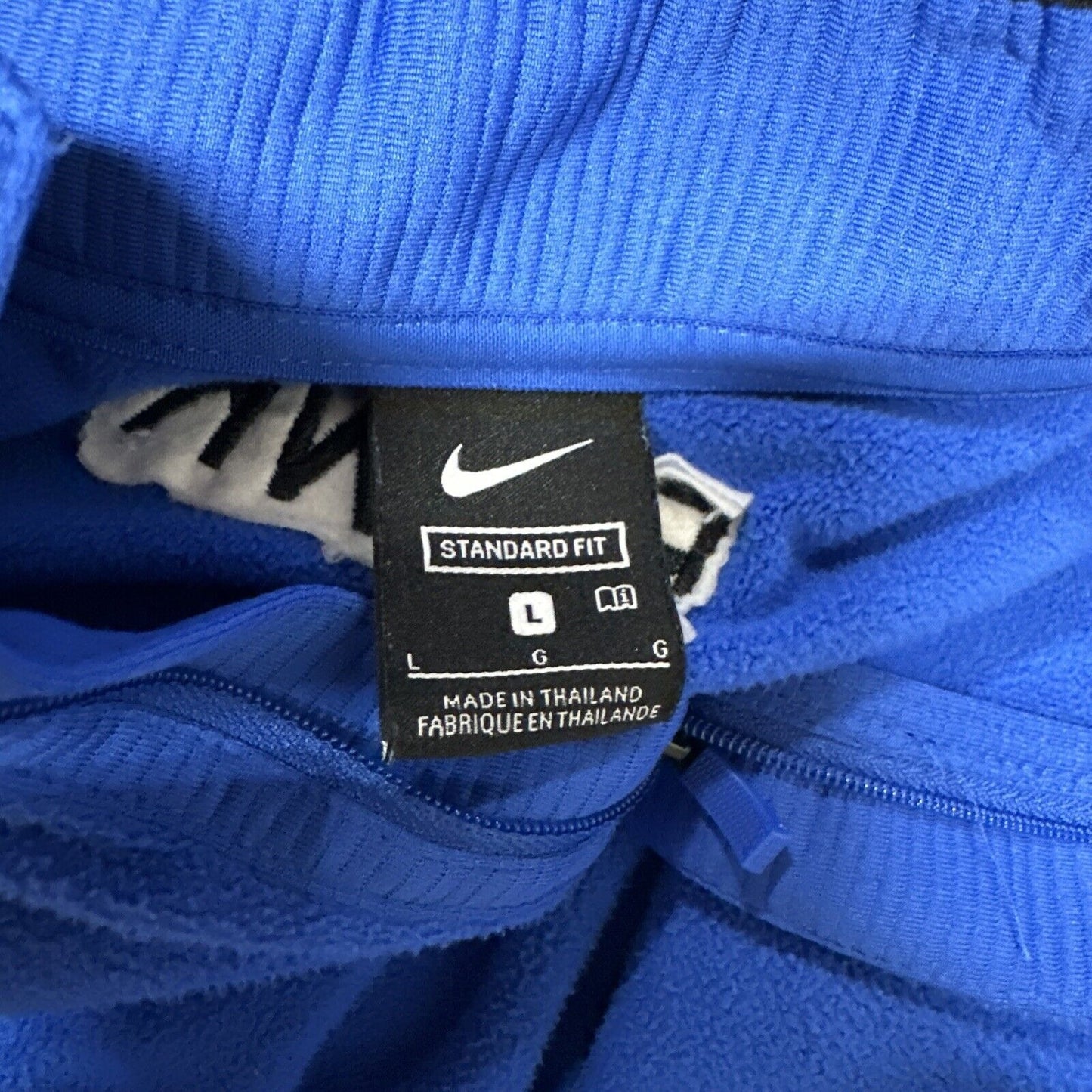 Men’s Air Force Baseball Blue Long Sleeve Large Nike Fleece Jacket