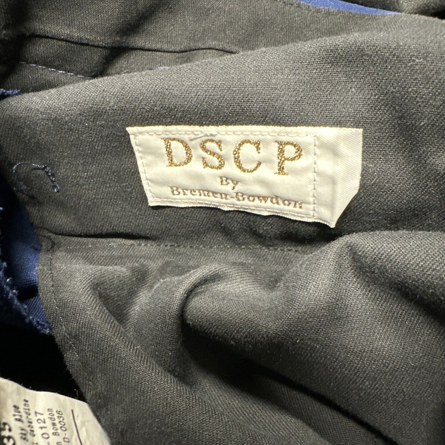 Men’s Usmc Trousers Uniform Pants Marines 33S Poly Wool Blue