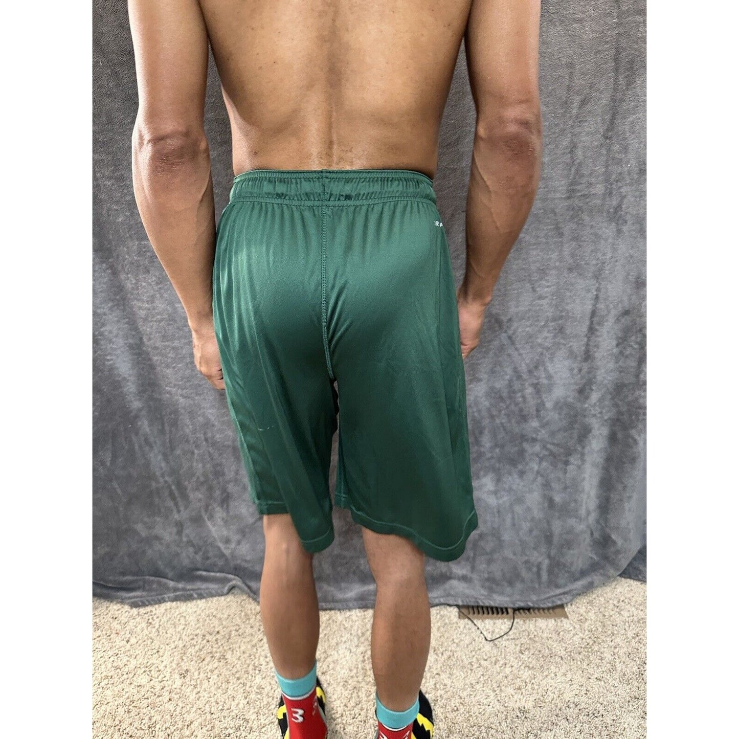 Men’s Green Nike Pine Creek High School Football Athletic Shorts Size Large