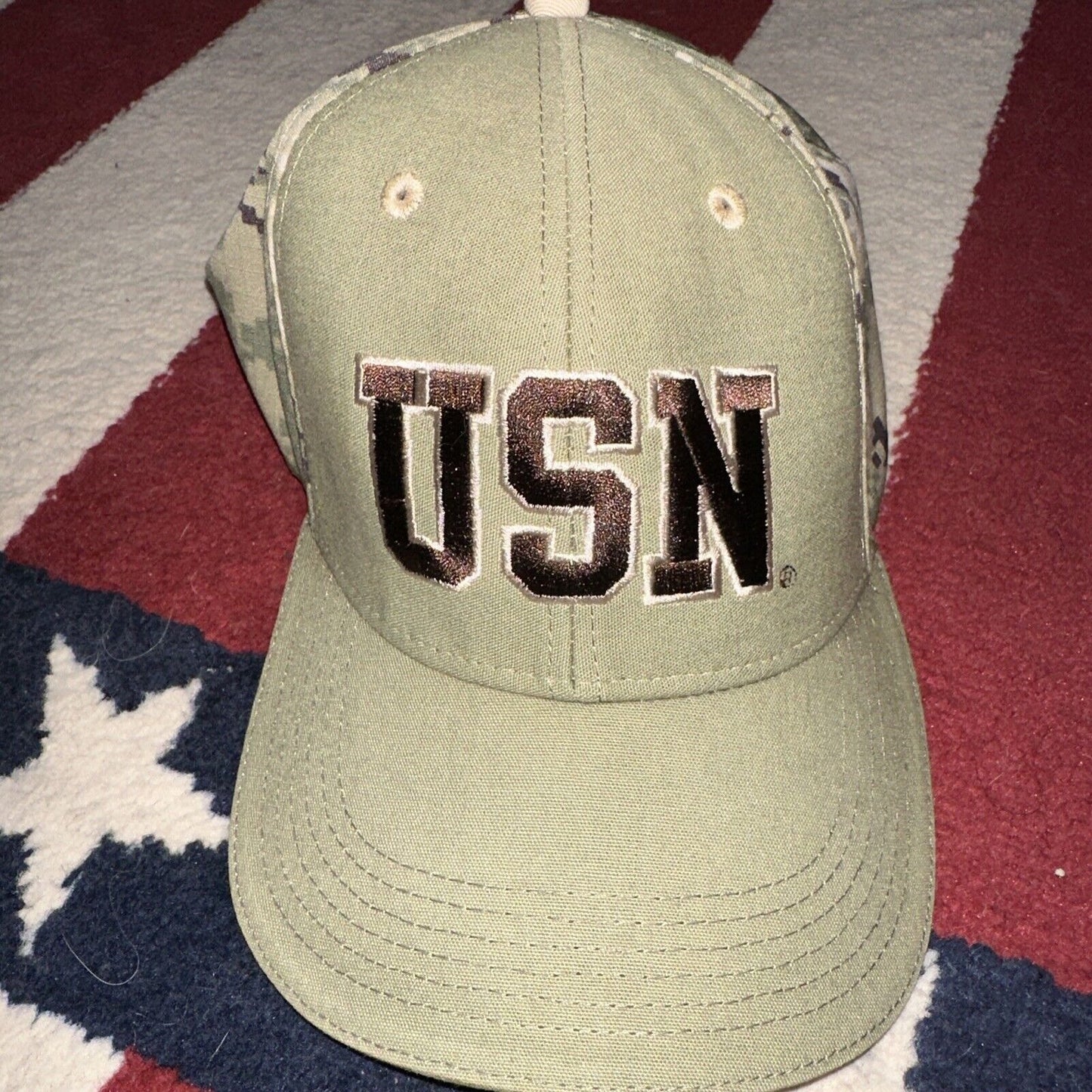 Men’s US Navy Camo Hat Cap Ballcap Adjustable Fire For Effect