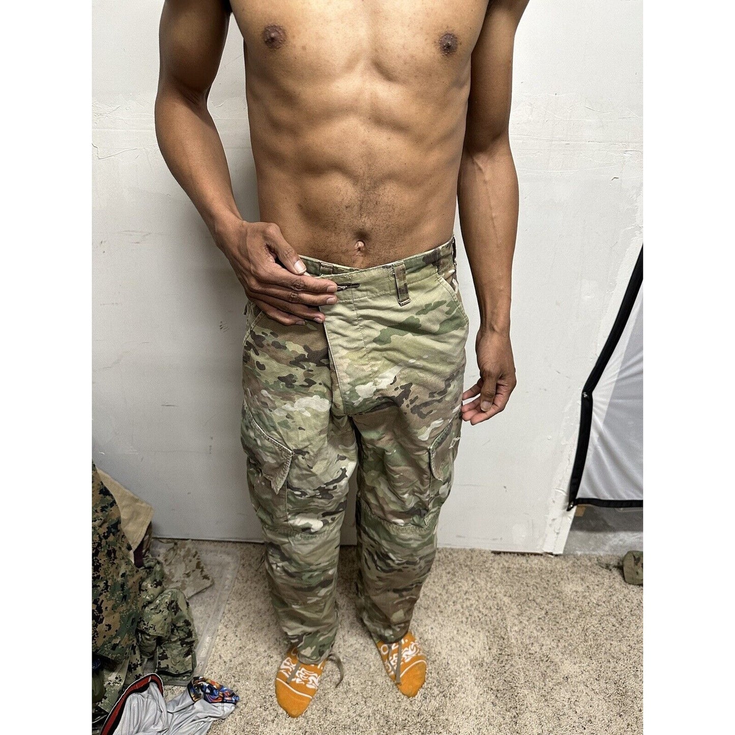 Men’s Ocp Medium Regular Army Air Force Pants Worn Area