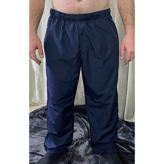 Fitness Gear Men’s XL Navy Blue Gym Workout Training Polyester Athletic Pants