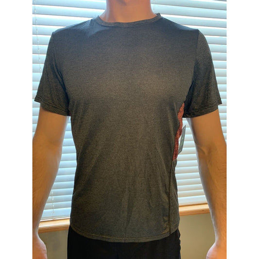 RE Performance T-Shirt Grey And Maroon