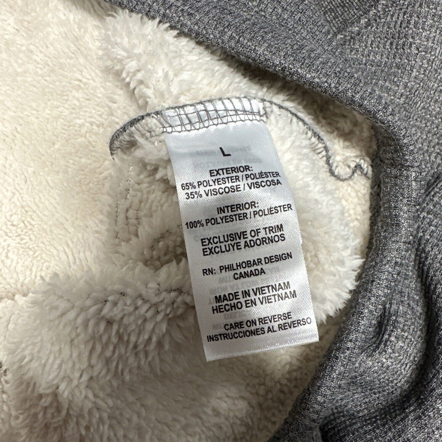 Men’s Pullover Gray B.C. Clothing Heritage Sweater Large