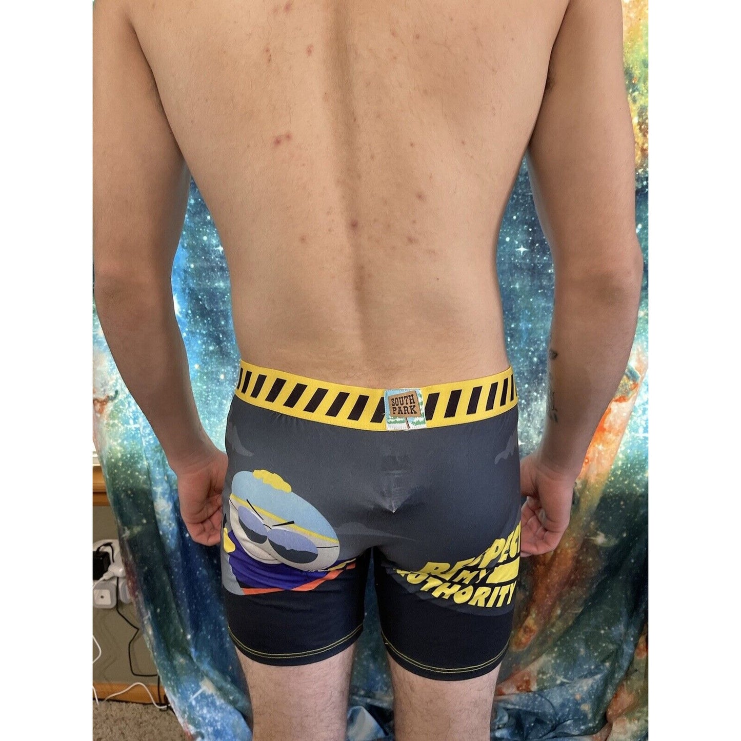 men's eric cartman south park autoritay compression shorts xl New And Unworn