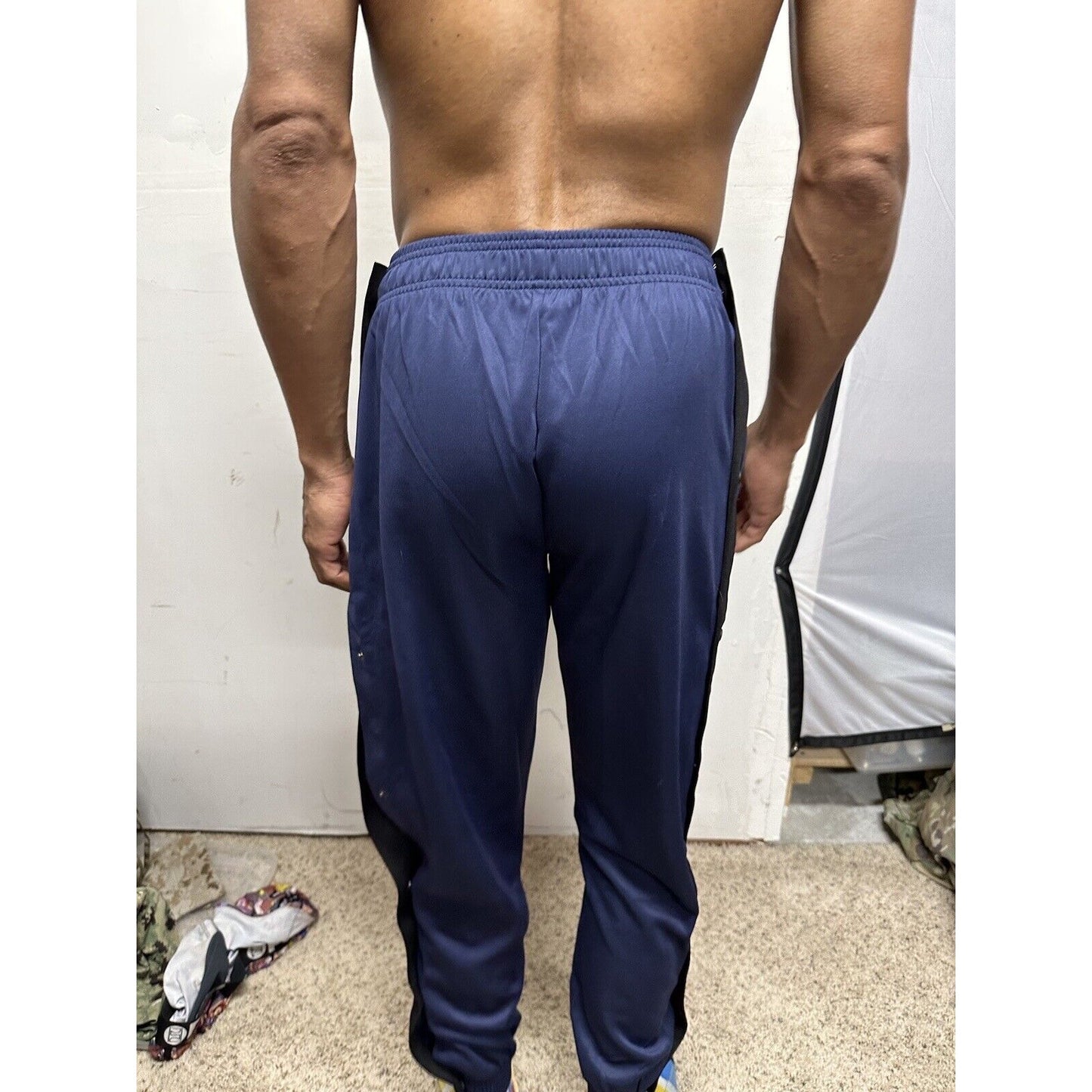 baleaf mens pants Snap Sides Track/basketball small blue