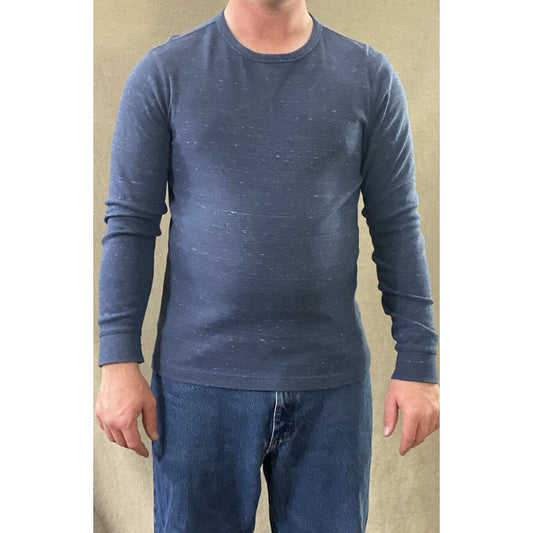 Sonoma Men’s Medium Midnight Blue Cotton-Blend Long Sleeves Pullover Sweater