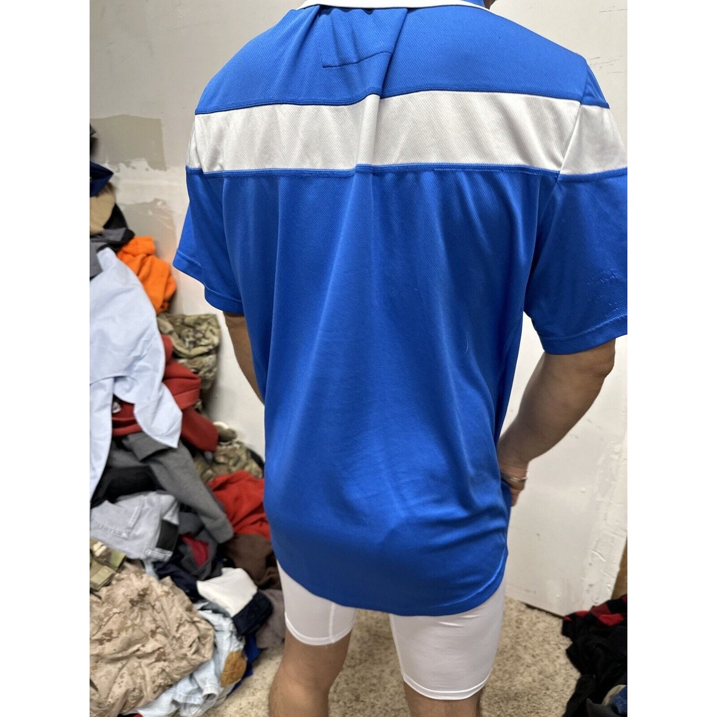 Men’s Blue UCLA Adidas Climalite Polo Shirt Bruins
