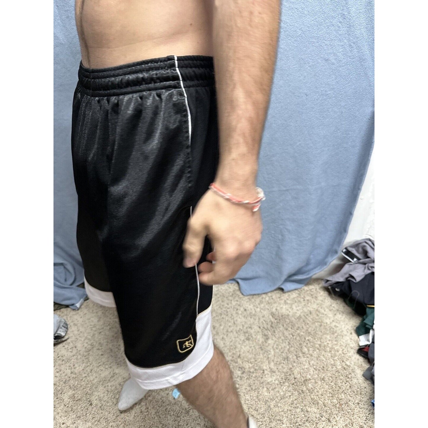 Men’s XL AND1 Black And White Athletic Shorts With Pockets