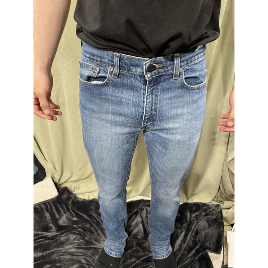 Mens George Blue Athletic Fit Denim Jeans 30 X 32 EUC