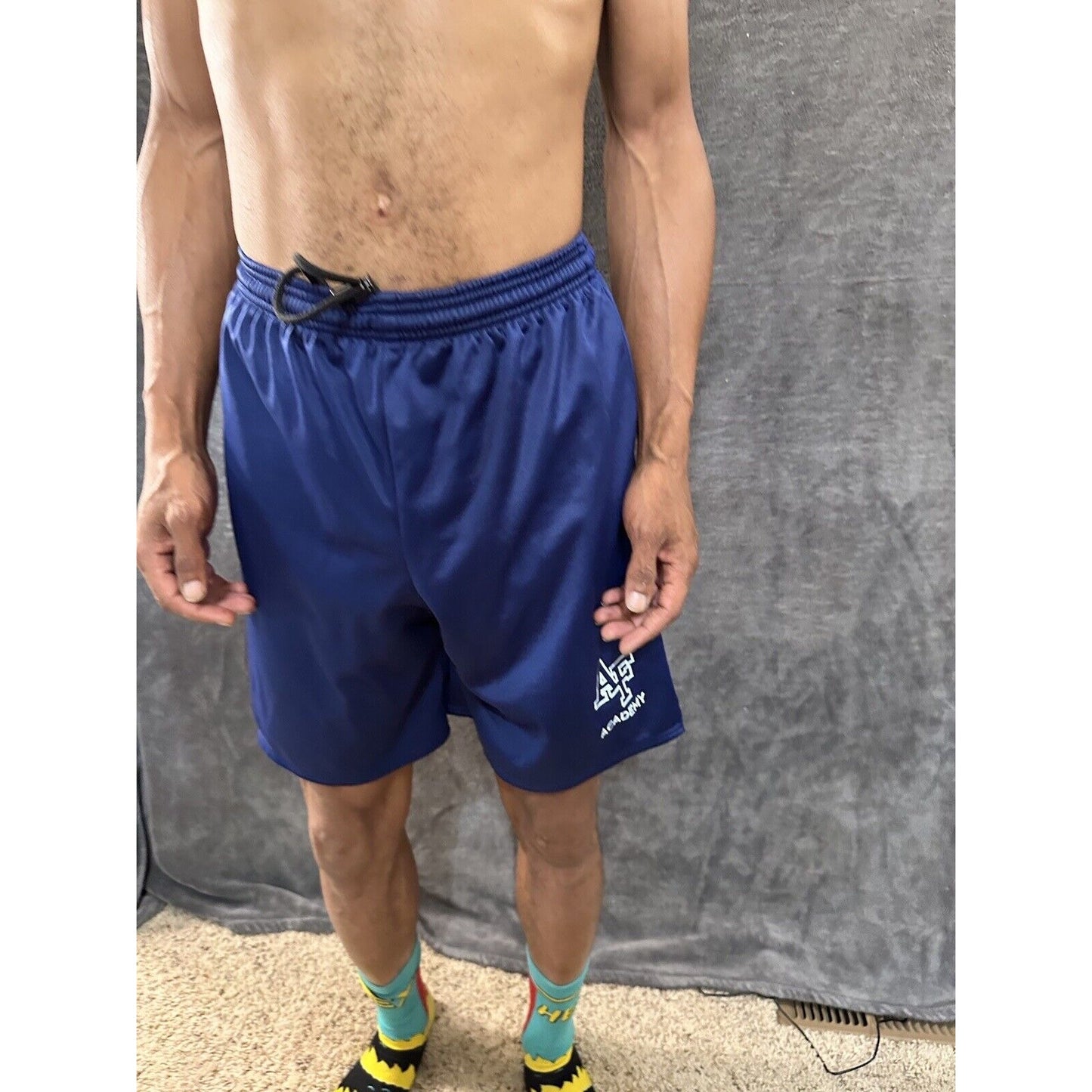 Men’s Cadet Air  Force Academy PT Blue Workout Athletic Shorts Medium