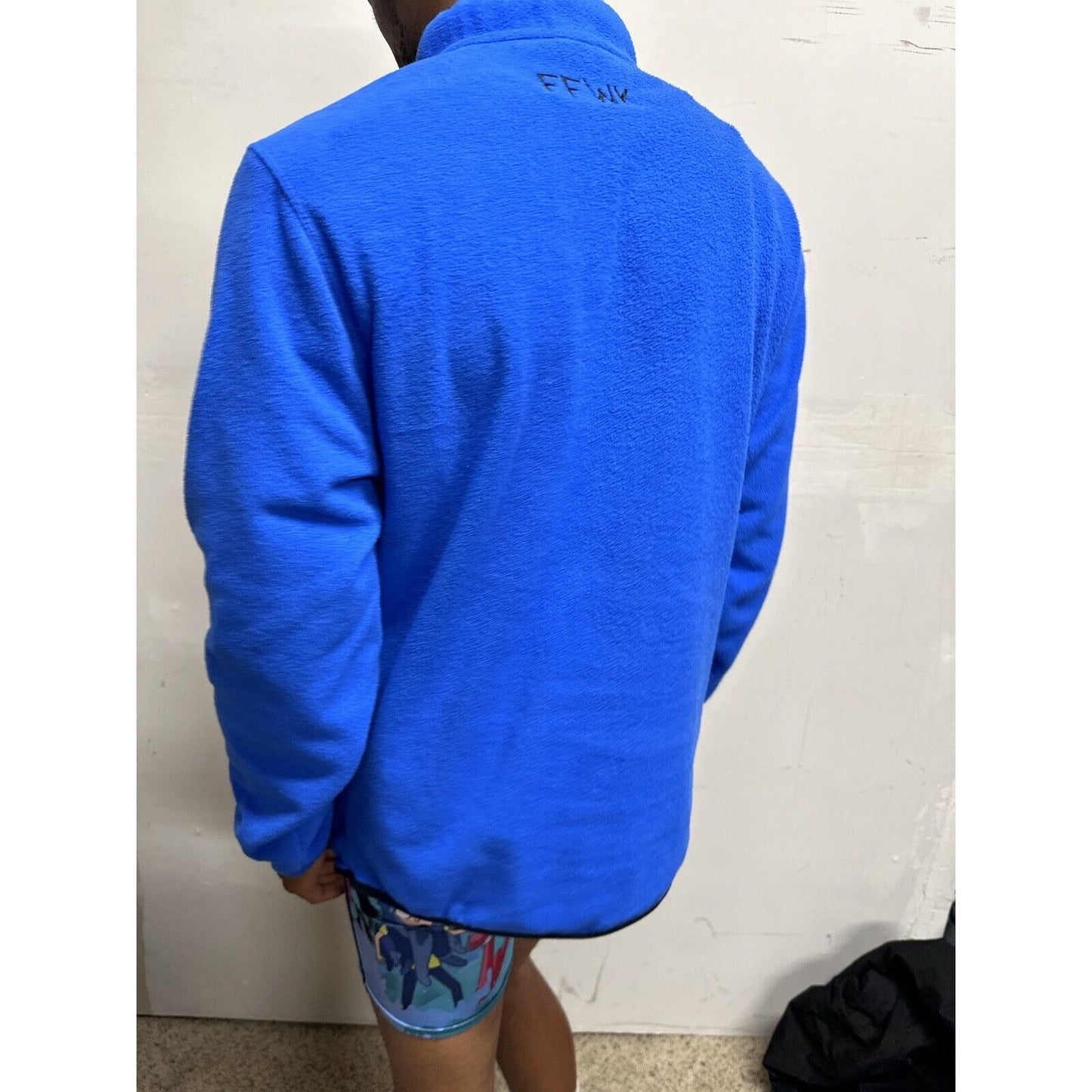 Men’s Air Force Baseball Blue Long Sleeve Large Nike Fleece Jacket