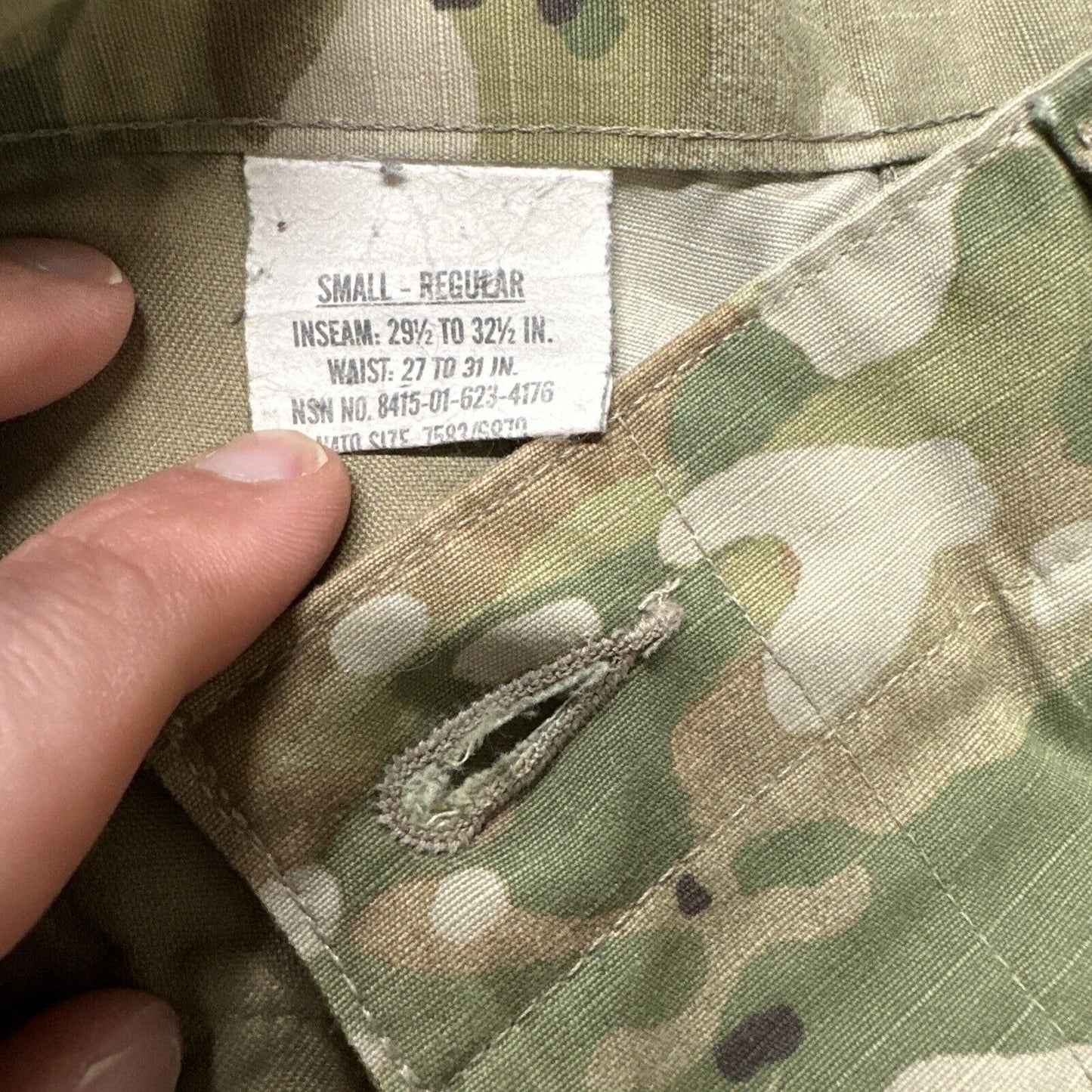 Men’s ocp army Air Force space force small regular pants