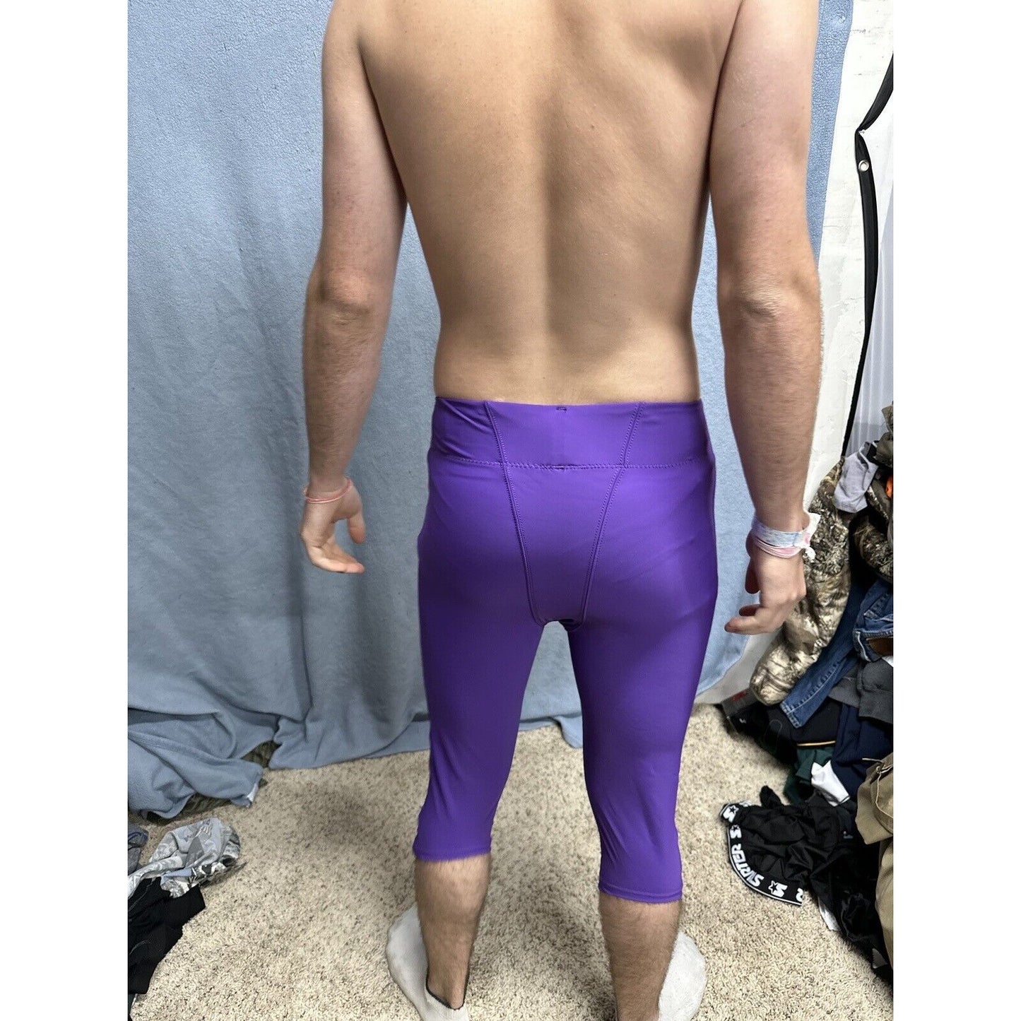 Men’s Rawlings Football Pants Medium Purple