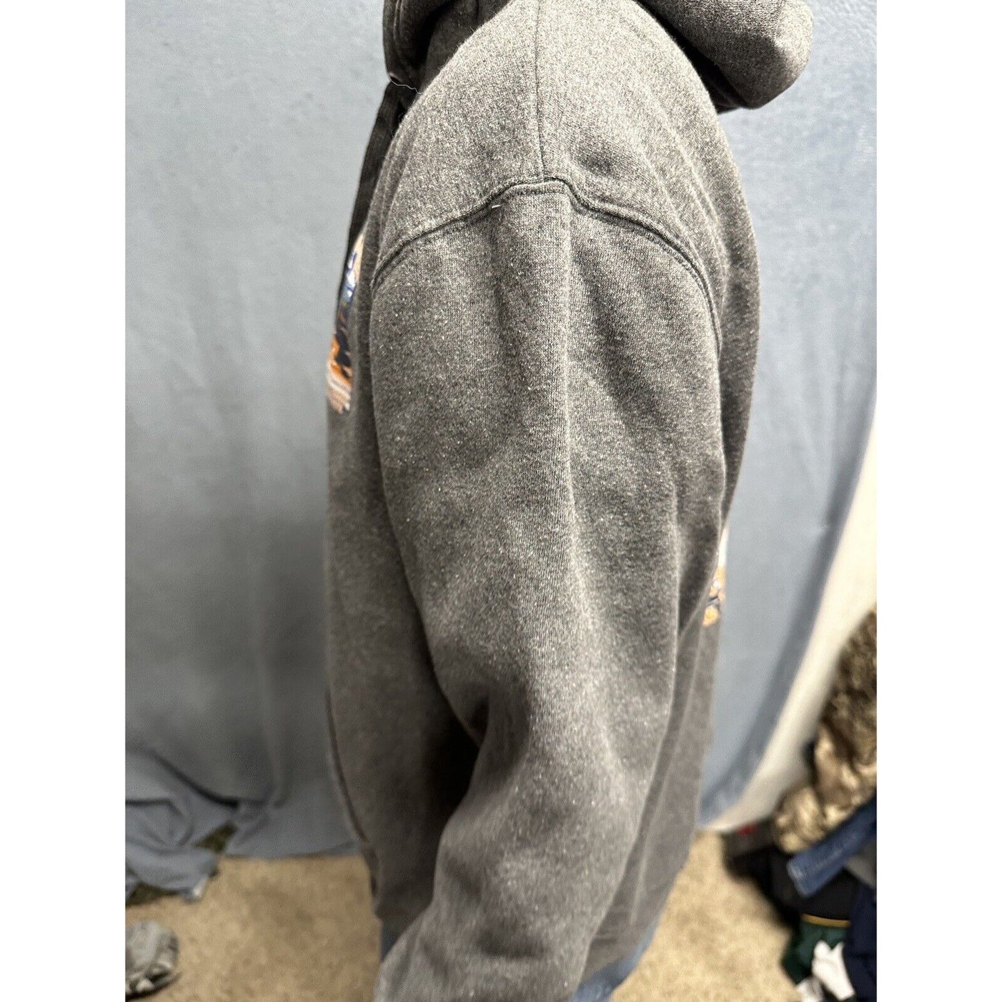 Men’s Gray XL Hoodie Pullover Lone Rock Great Sand Dunes National Park Colorado