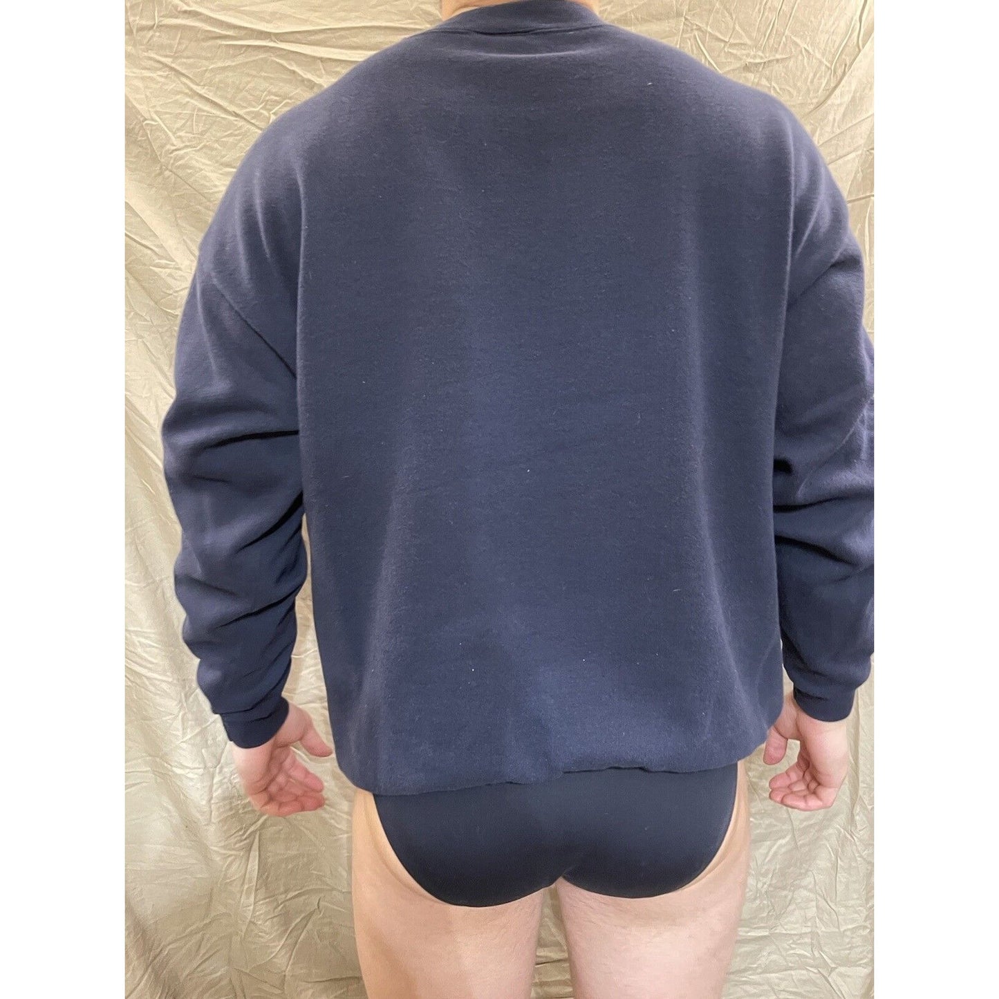 Men's navy blue xl denver broncos CSA pullover sweatshirt