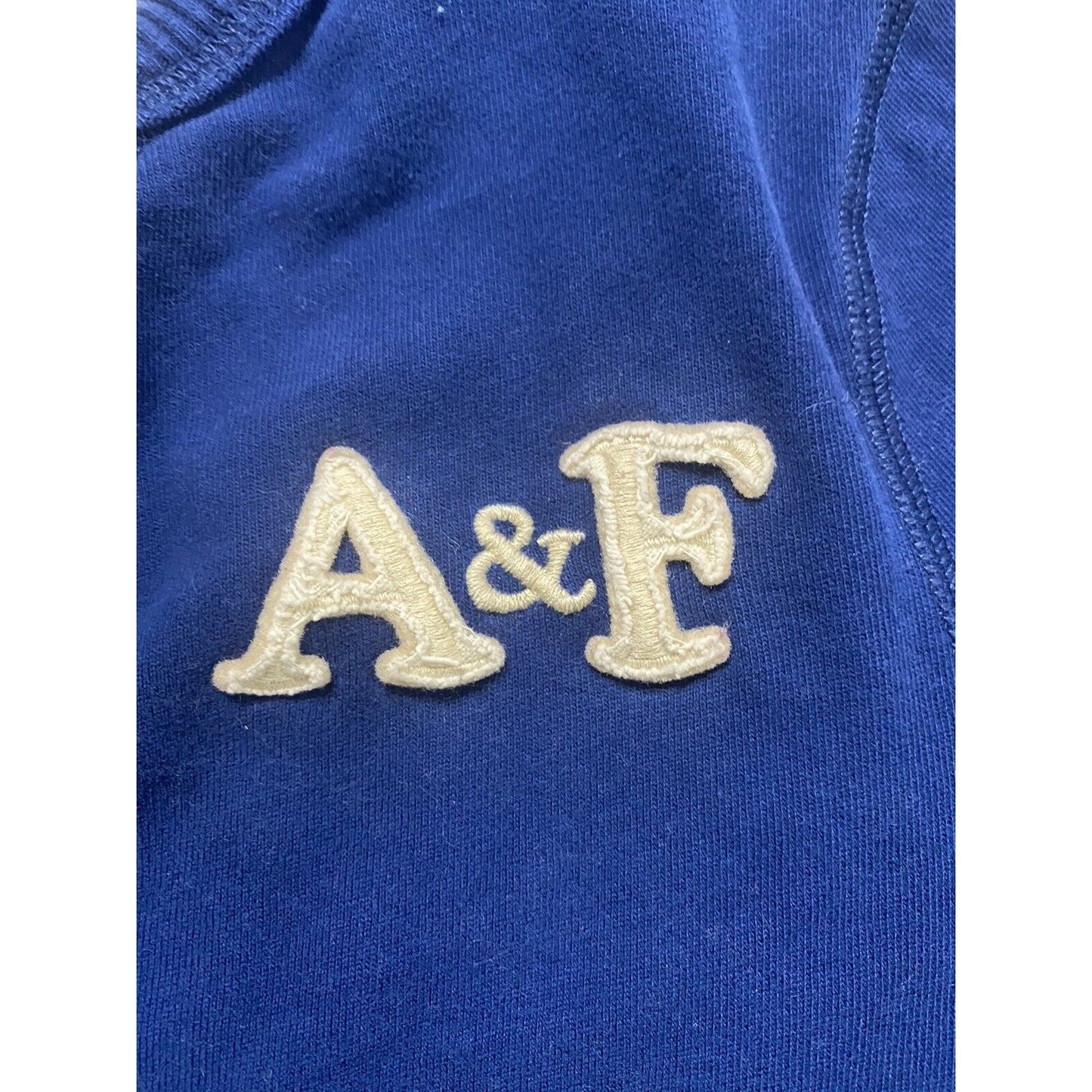 Abercrombie & Fitch Athletics Navy Blue Men’s Medium Muscle Fit Pullover Sweater