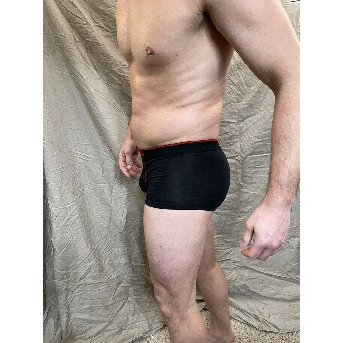 men's papi trunk small black athletic cut briefs New And Unworn