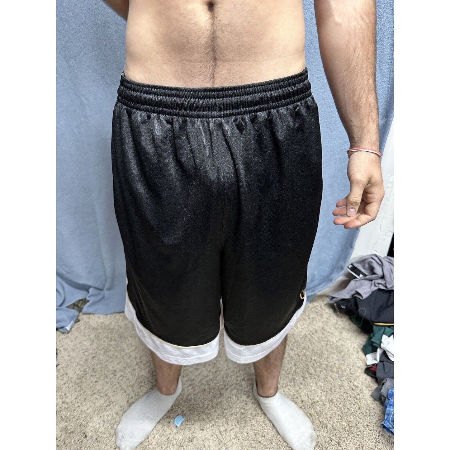 Men’s XL AND1 Black And White Athletic Shorts With Pockets