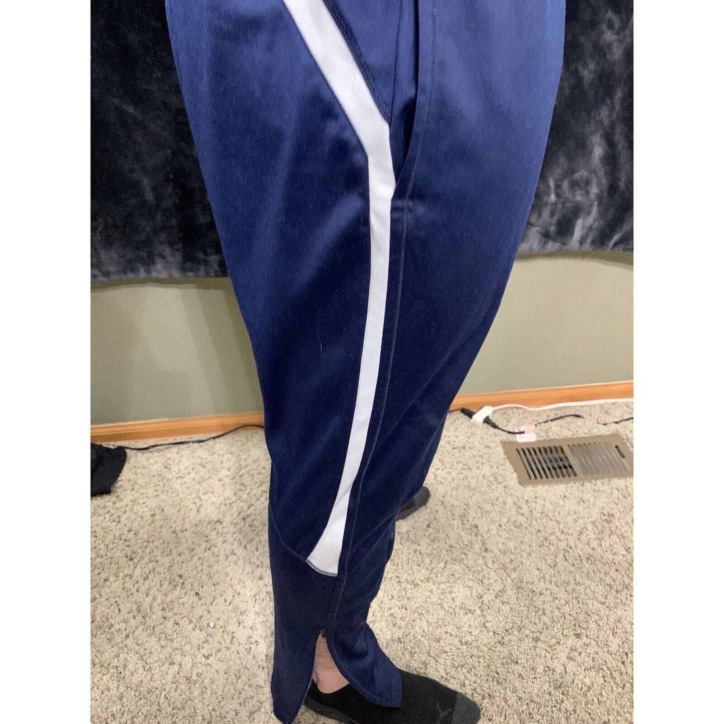 Men’s Nike Blue Warm-up Exercise Running Pants With Pockets