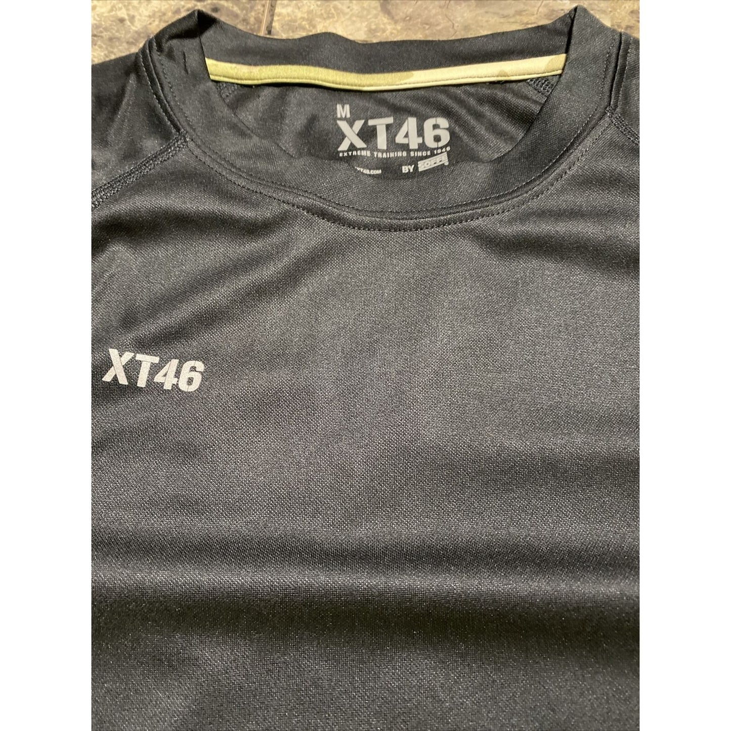 Soffe Extreme Training XT46 Men’s Medium Black & Camo Military Polyester T-shirt