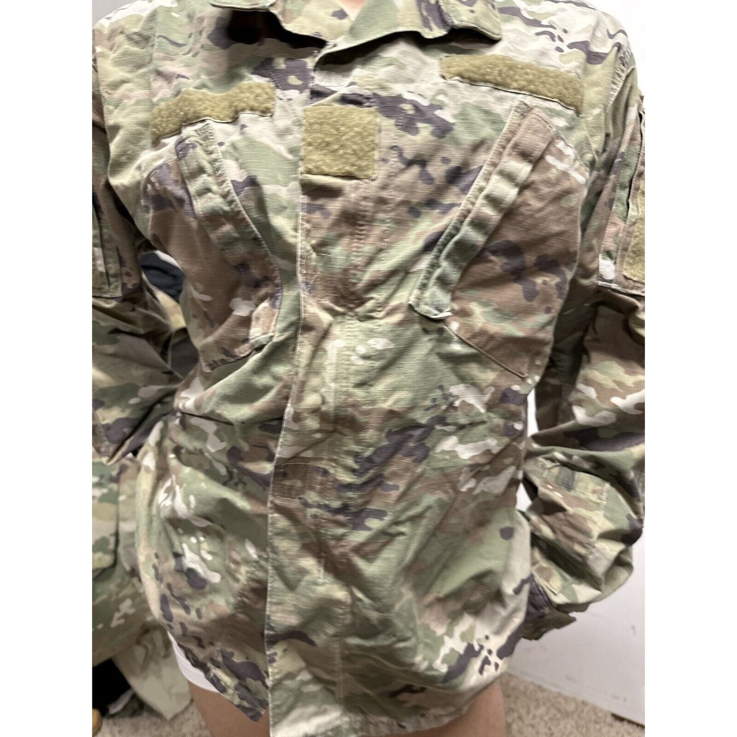 Men’s Ocp Army Combat Uniform Large Long Top Blouse Space Force