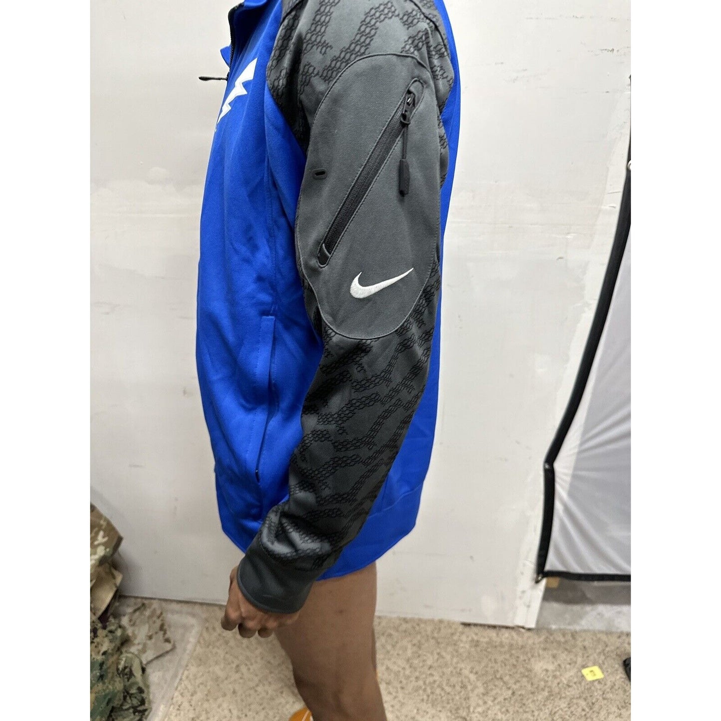 Men’s Blue USAFA Air Force Academy Falcons Zip Up Jacket nike dri fit medium