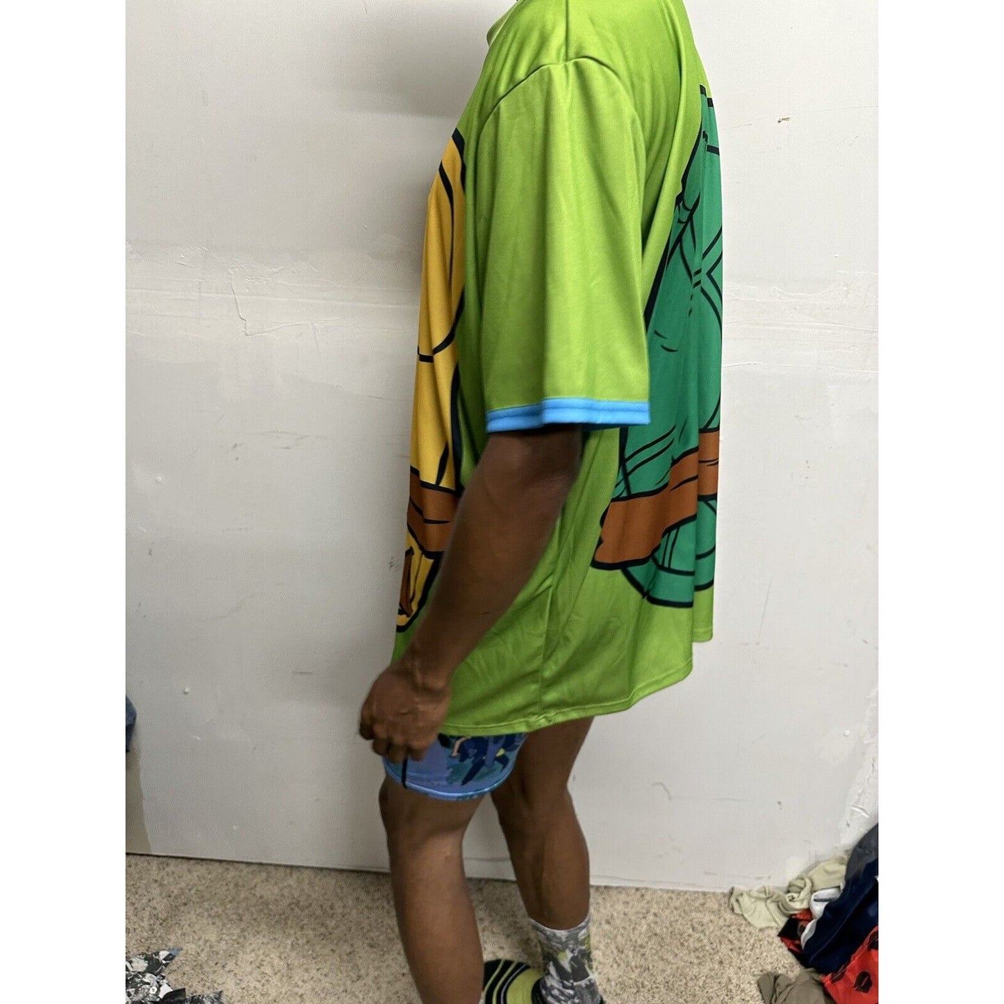 Nickelodeon Teenage Mutant Ninja Turtles Mens L/XL Costume Shirt - Leonardo