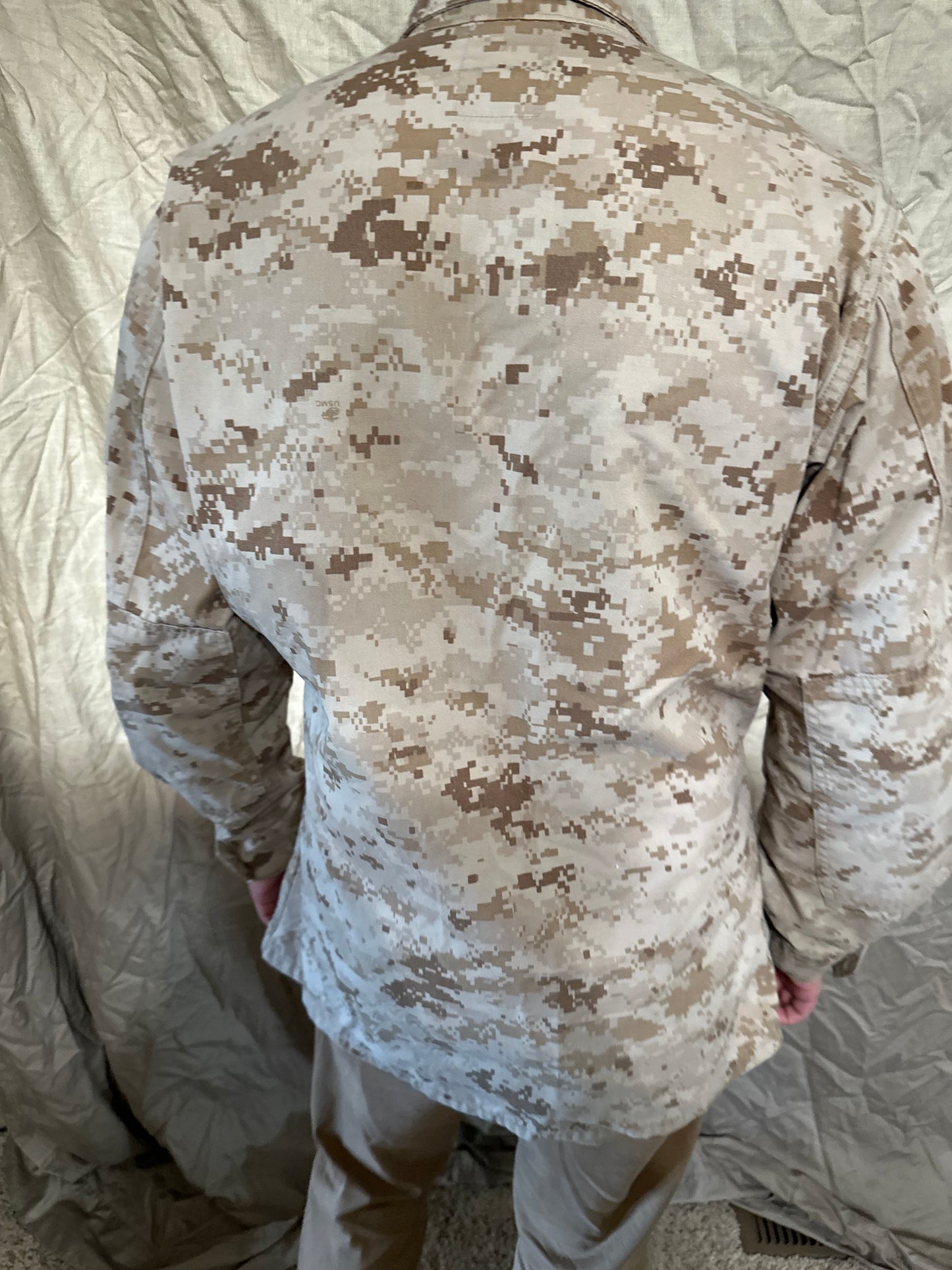 Men’s desert marpat usmc marine corps small regular blouse top