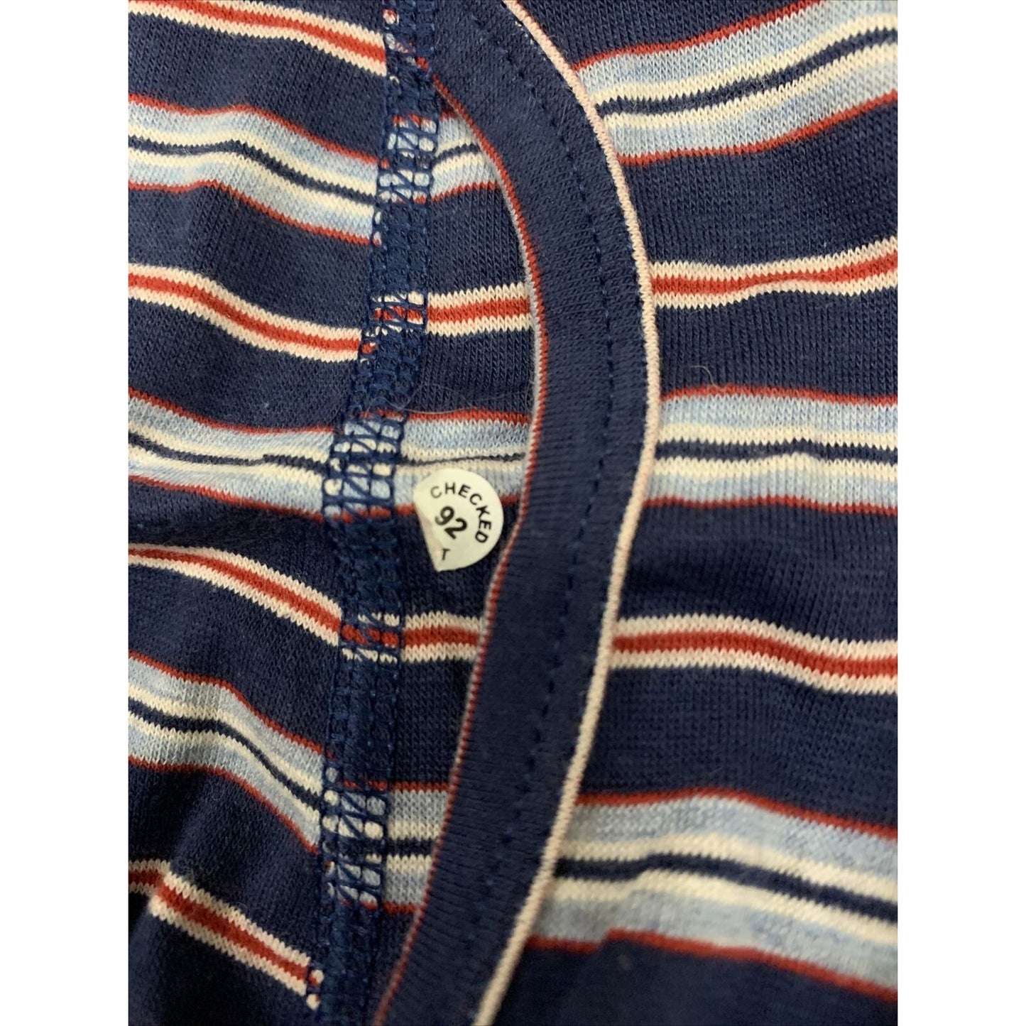Men’s Champion Boxer Briefs Large Active Fit Striped Blue / White / Red
