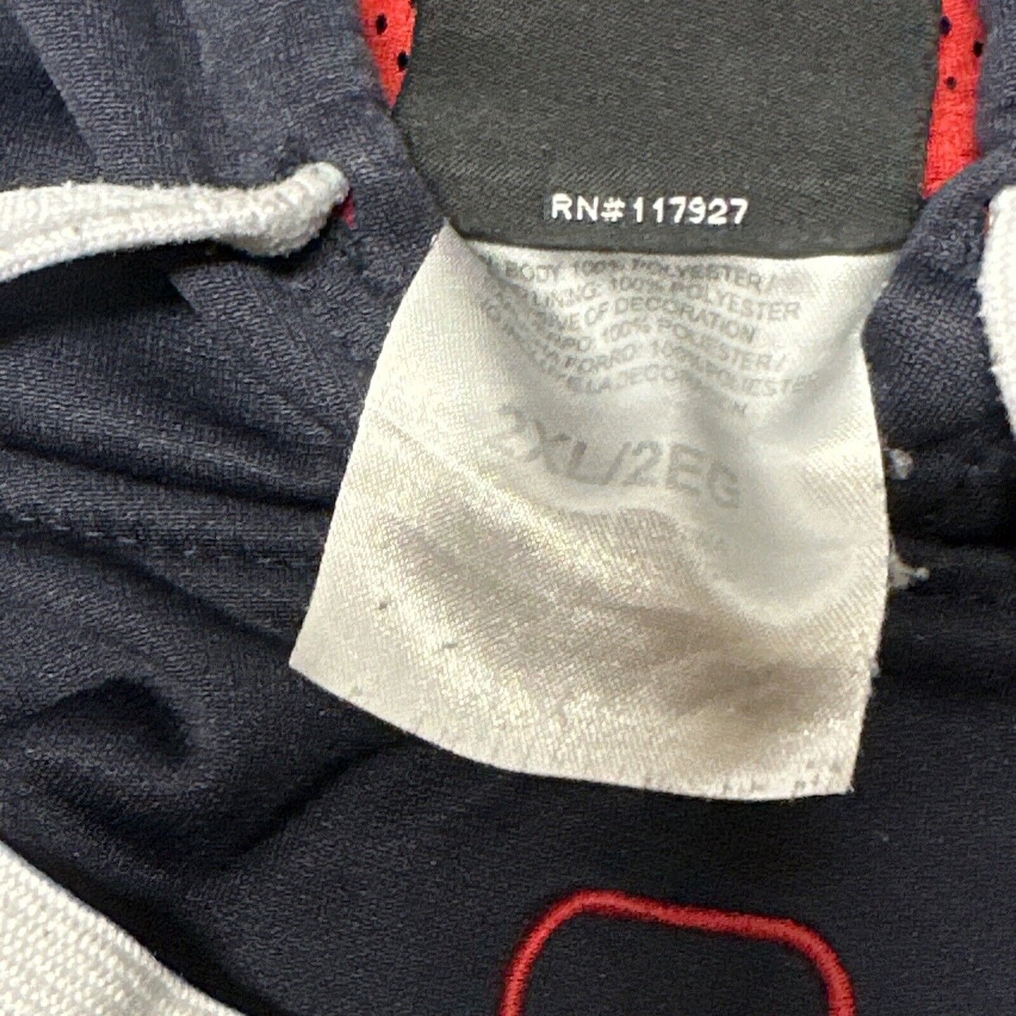 Men’s Dark Blue And Red AND1 Pullover Hoodie 2XL
