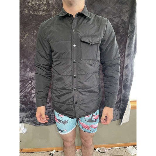 Men’s Small Old Navy Black Snap up Jacket