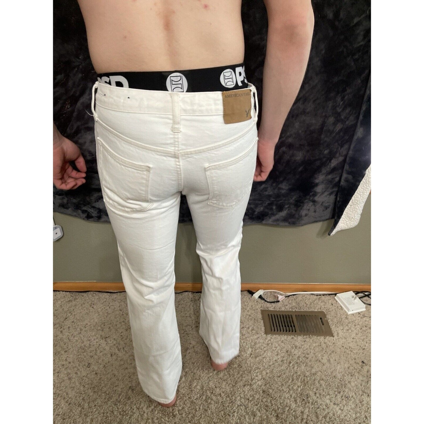 Men’s American Eagle Straight White Jeans 29x30