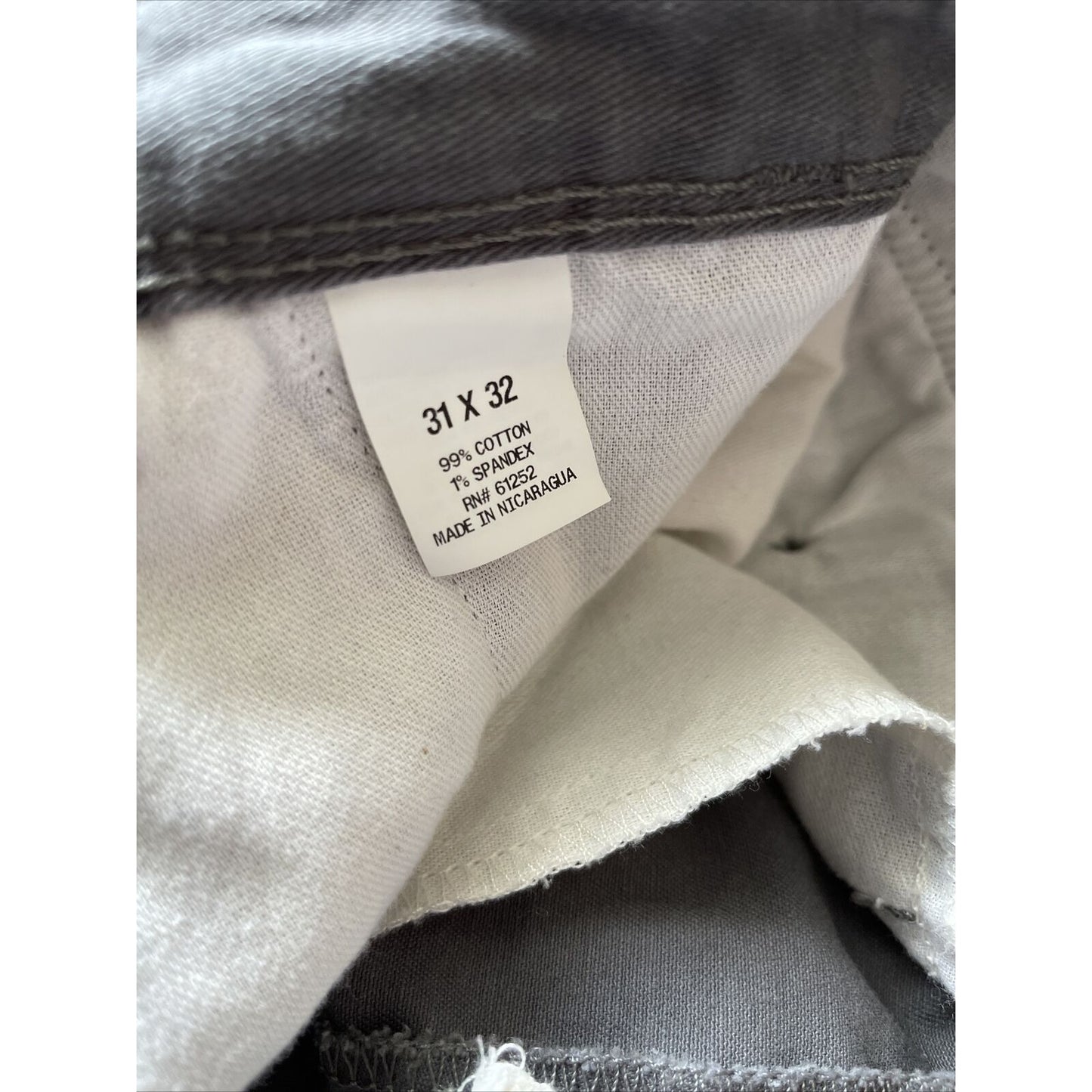 Men’s Arizona Jeans Co Gray Pants Flex Skinny 31x32