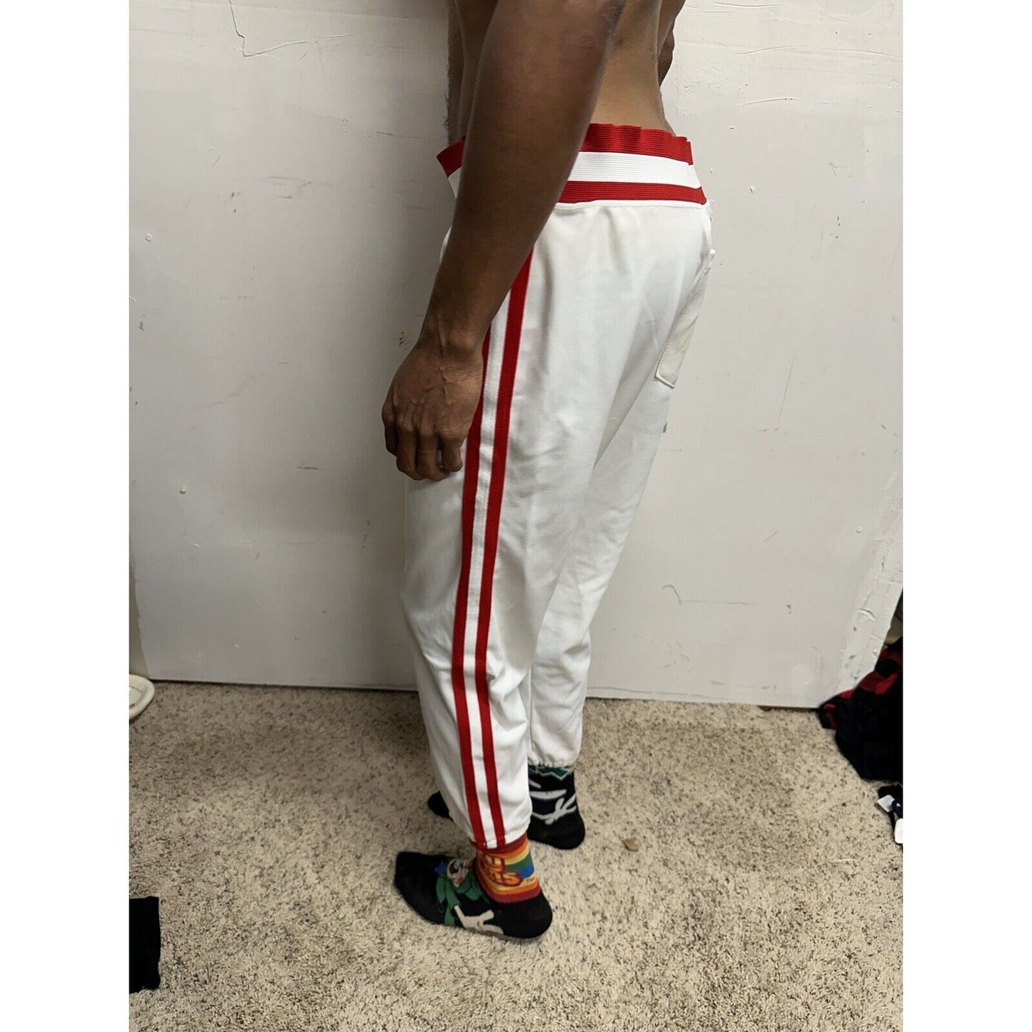 Men’s Pride XL Baseball Pants White And Red