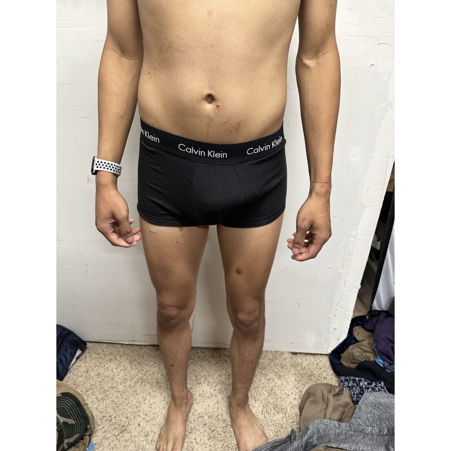 Men’s Black Calvin Klein Small Trunk Style Boxer Briefs