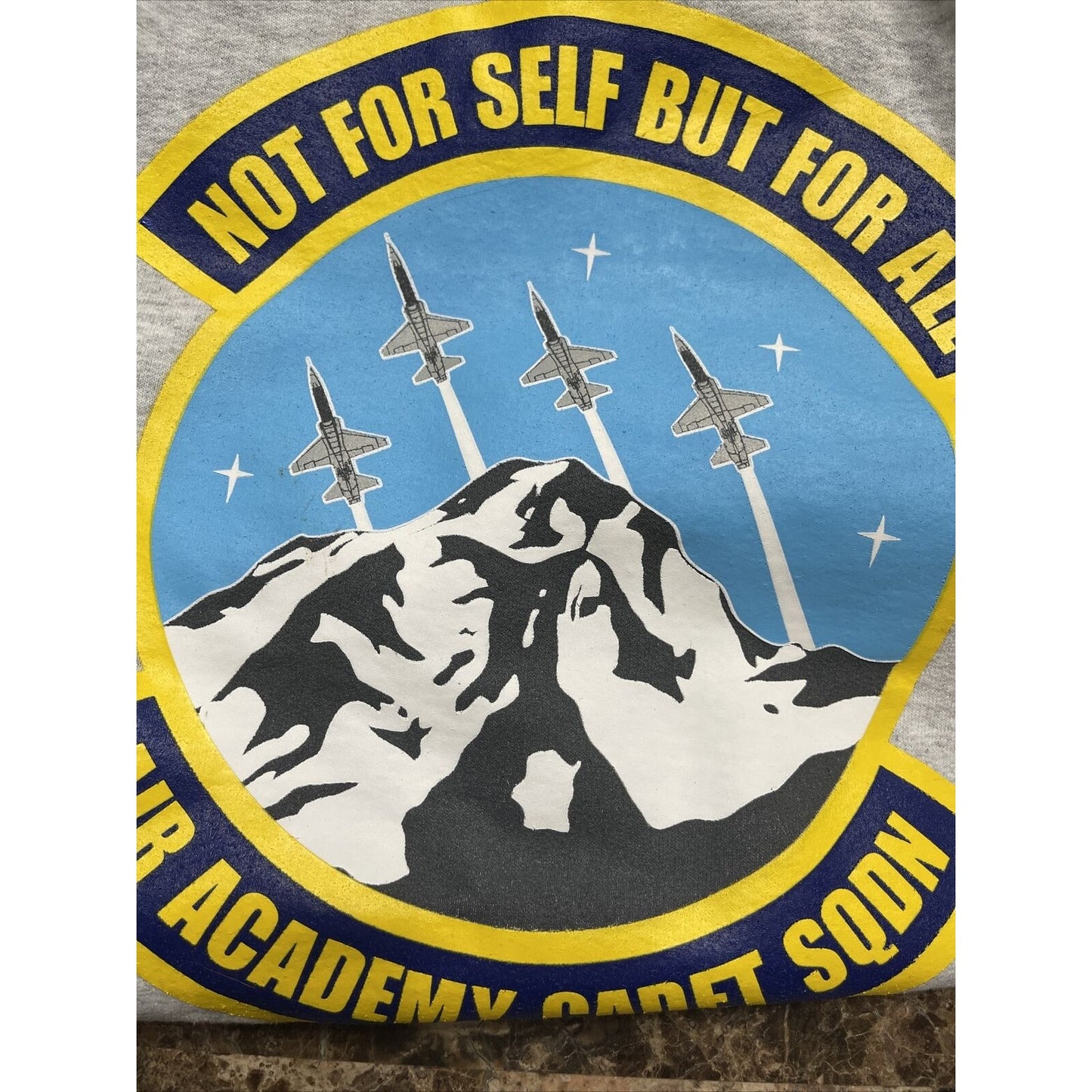 Men's Gray XL Air Academy cadet sweatshirt pullover