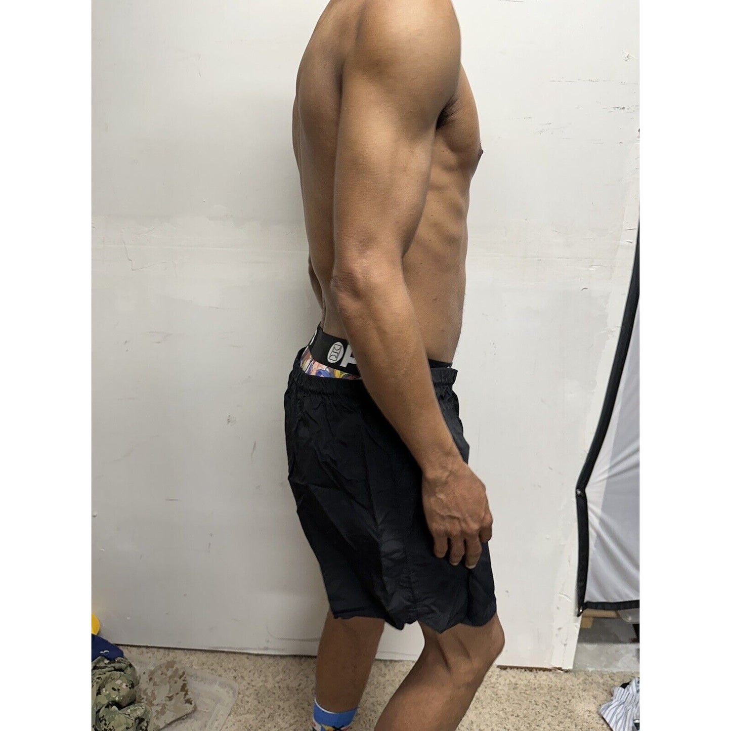 Men’s Army Pt Shorts Black Older Style Fits Like Large