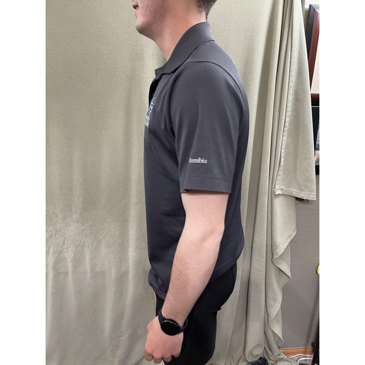 Men’s Columbia Golf Polo Medium Air Force Academy Embroidered