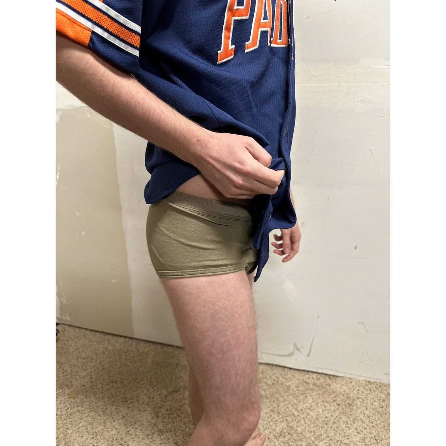 san diego padres genuine merchandise by starter fits like a medium jersey