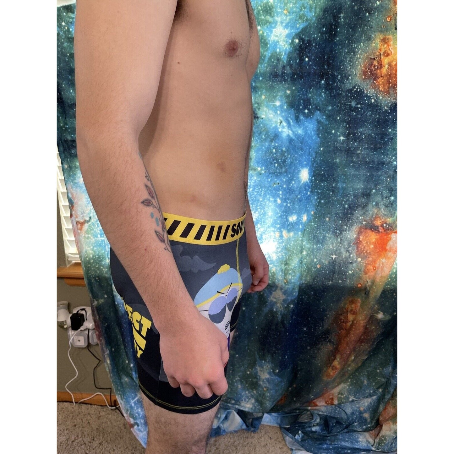 men's eric cartman south park autoritay compression shorts xl New And Unworn