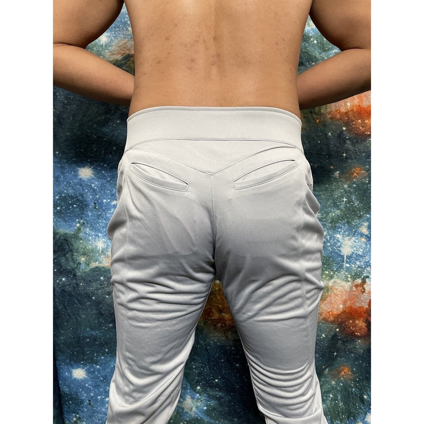 Men’s Nike Gray Baseball Pants Dri Fit