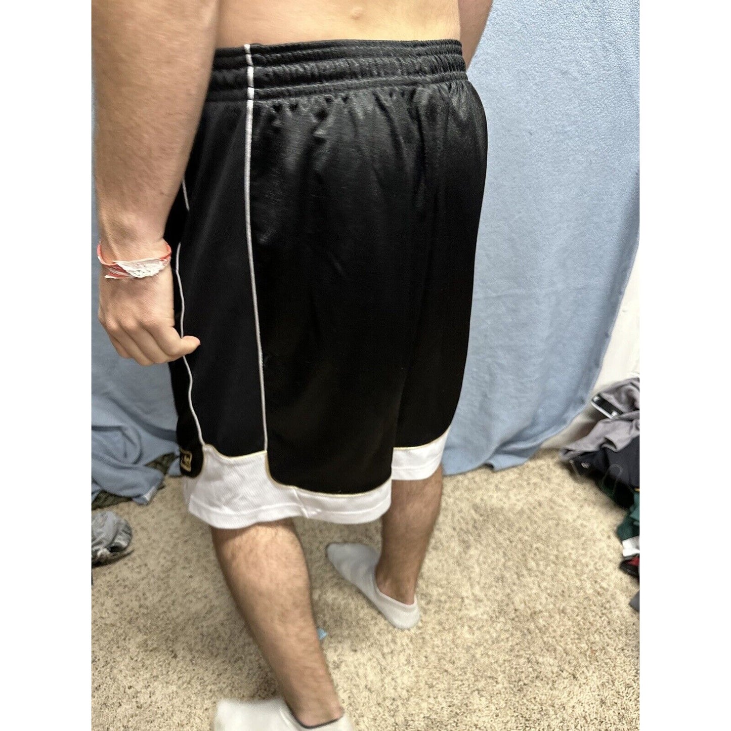 Men’s XL AND1 Black And White Athletic Shorts With Pockets