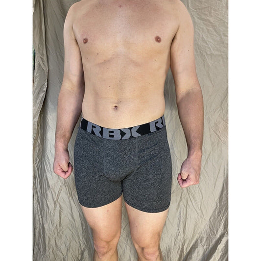 men's RBX Dark gray large compression boxer briefs