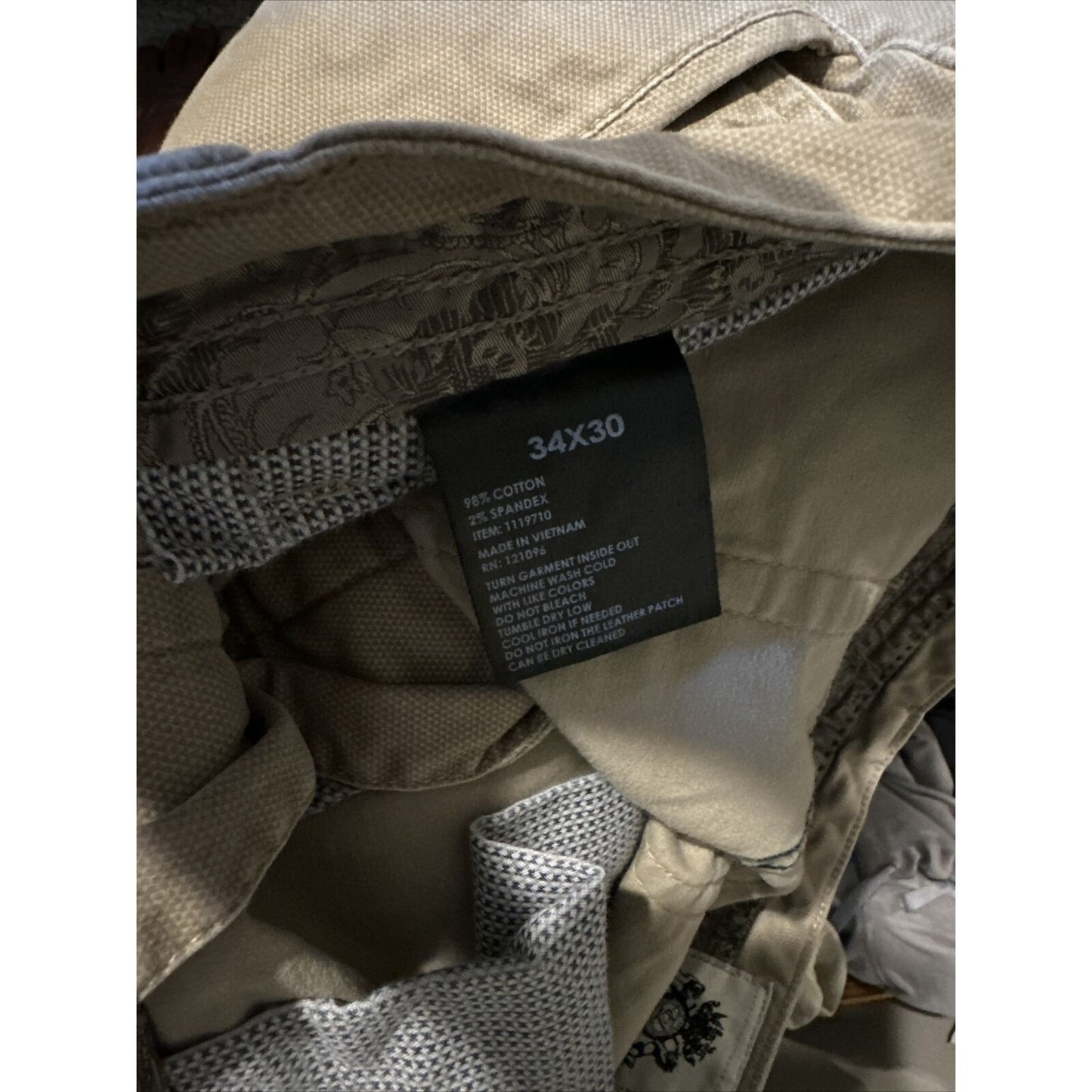 Men’s Khaki English Laundry Pants 34 X 30