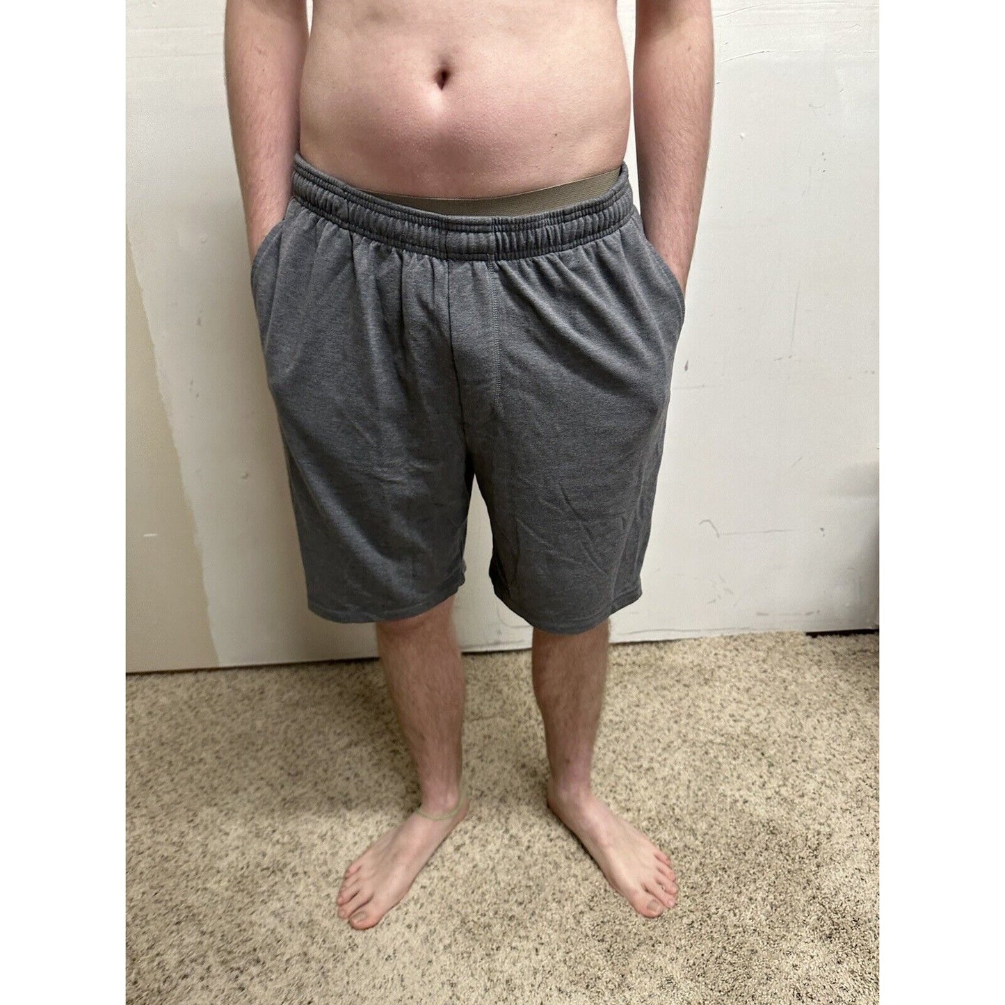 men’s gray champion XL shorts workout